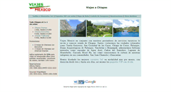 Desktop Screenshot of chiapasviajes.com.mx